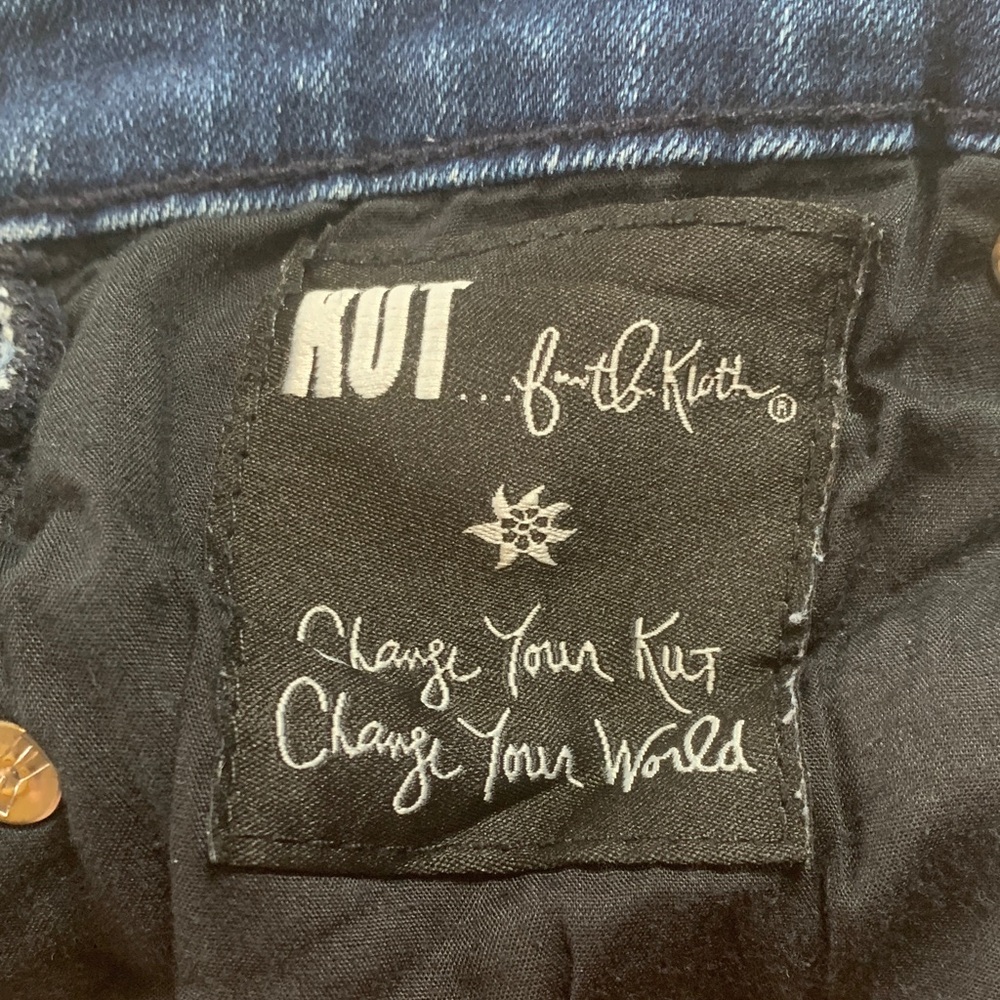 Kit from the Kloth Classic Blue Denim Jeans size 6 - Picture 4 of 9